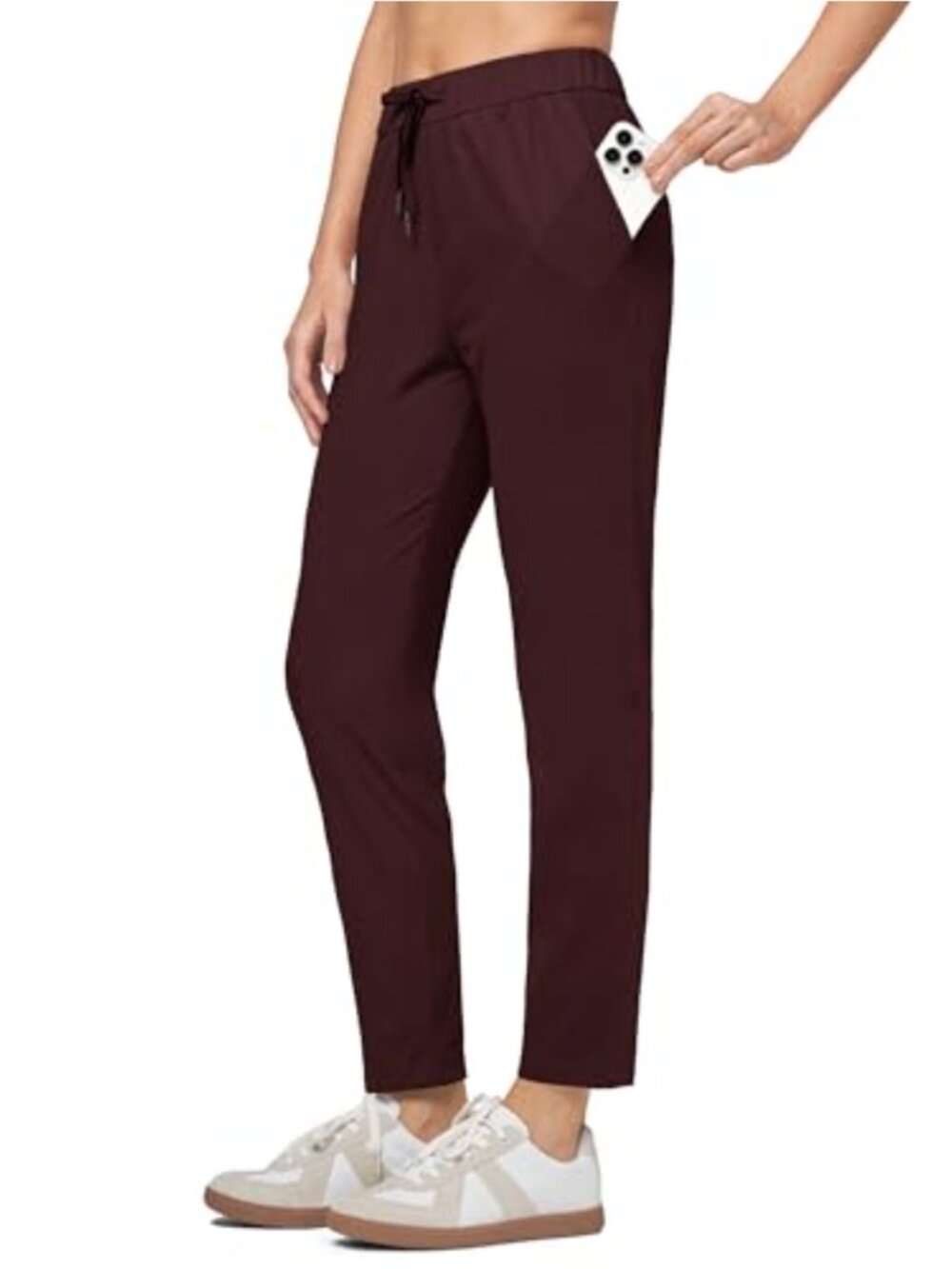 Women's Golf Travel Pants 7/8 Stretch Athletic Yoga Quick Dry